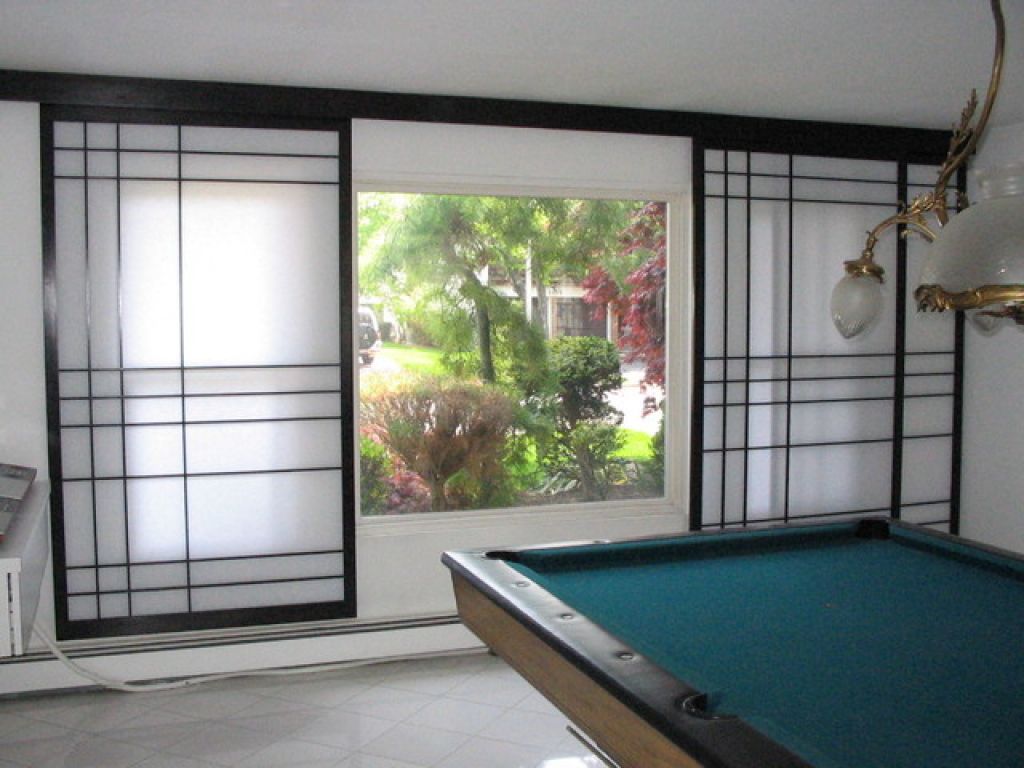 japanese shoji screens for sliding glass doors photo - 2
