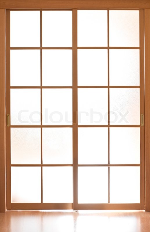 japanese style sliding glass doors photo - 3