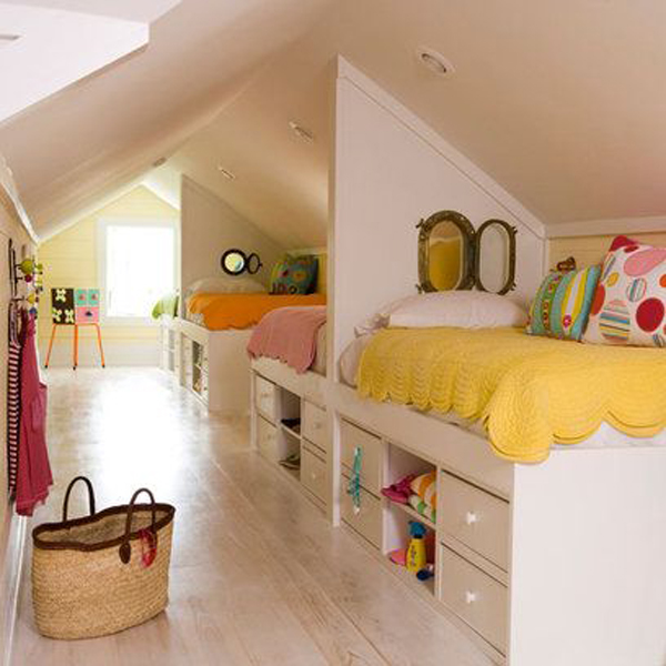 kids attic bedroom design ideas photo - 8