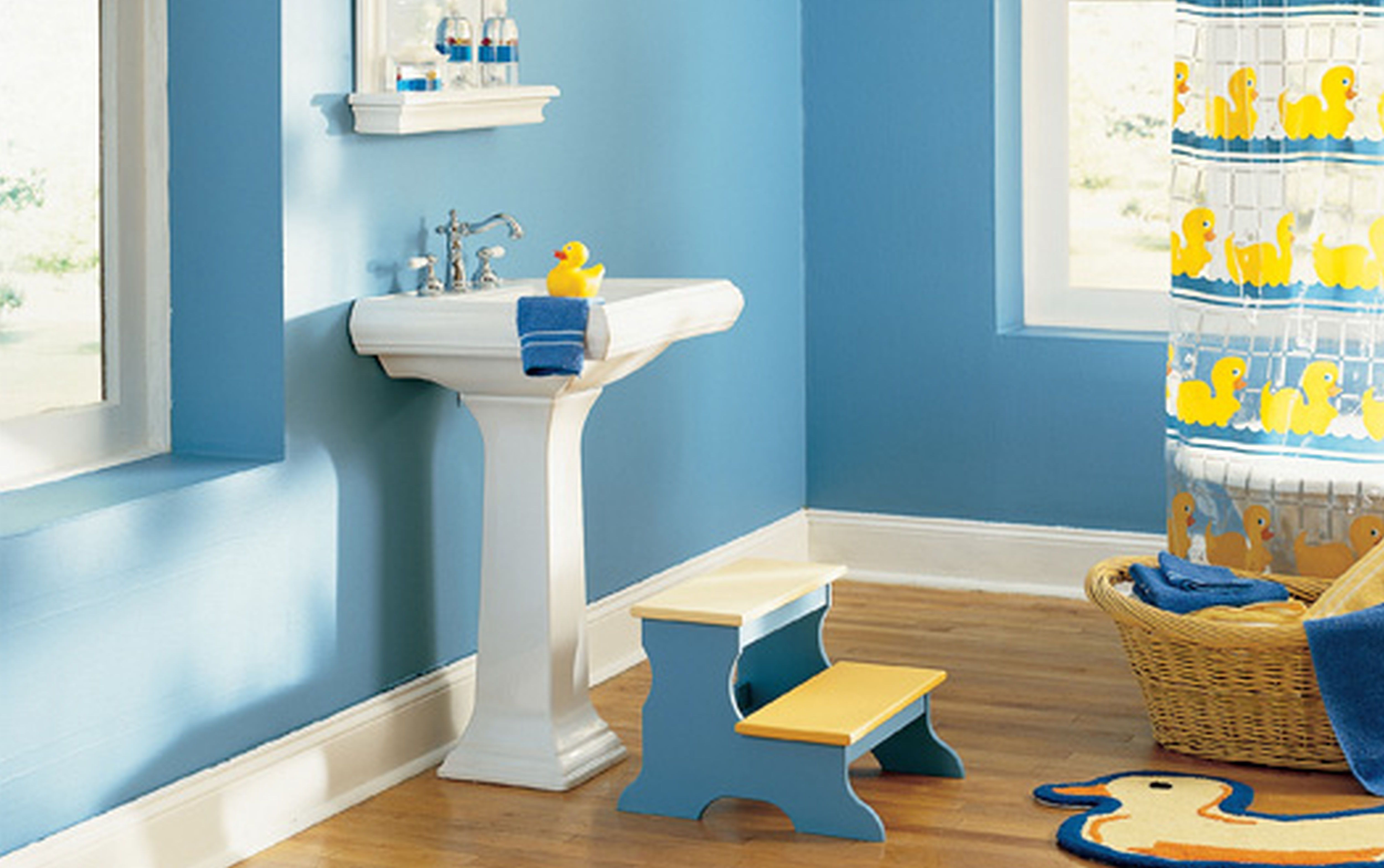 kids blue bathroom ideas photo - 3