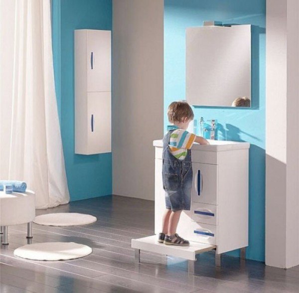 kids blue bathroom ideas photo - 4