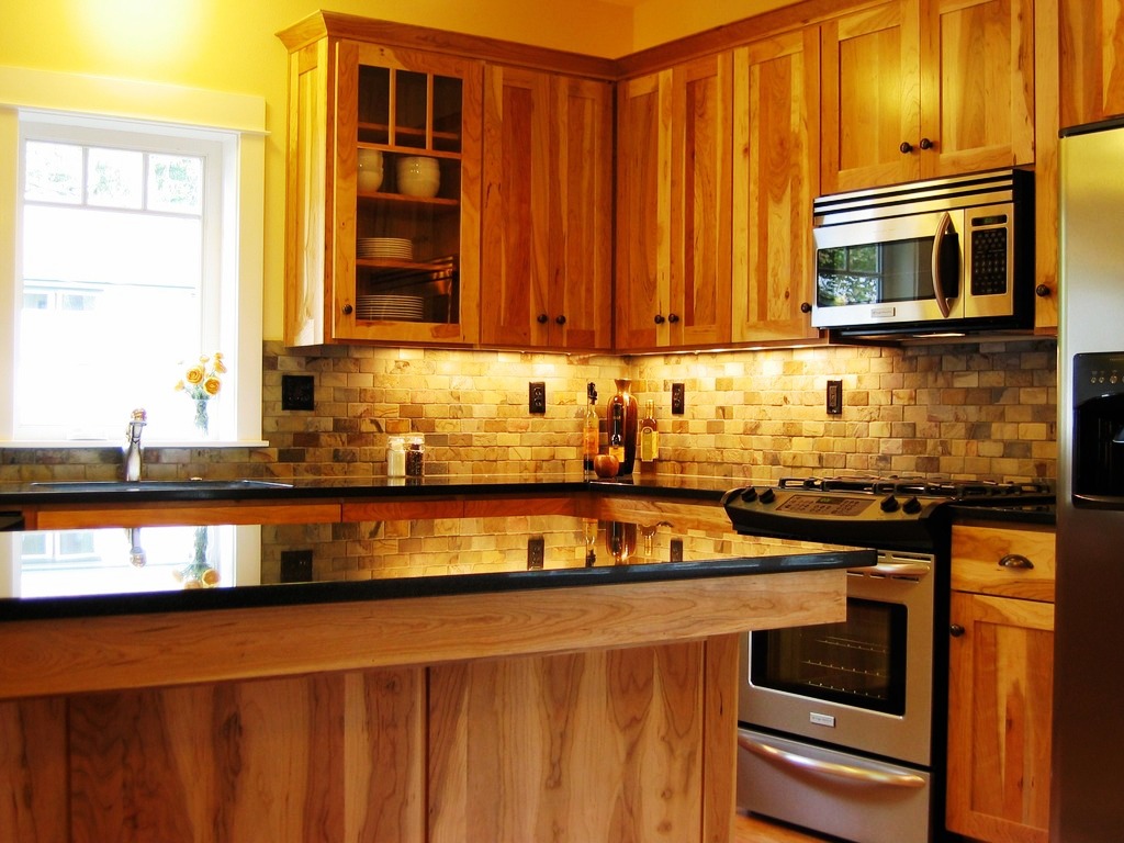 kitchen cabinet and granite ideas photo - 10