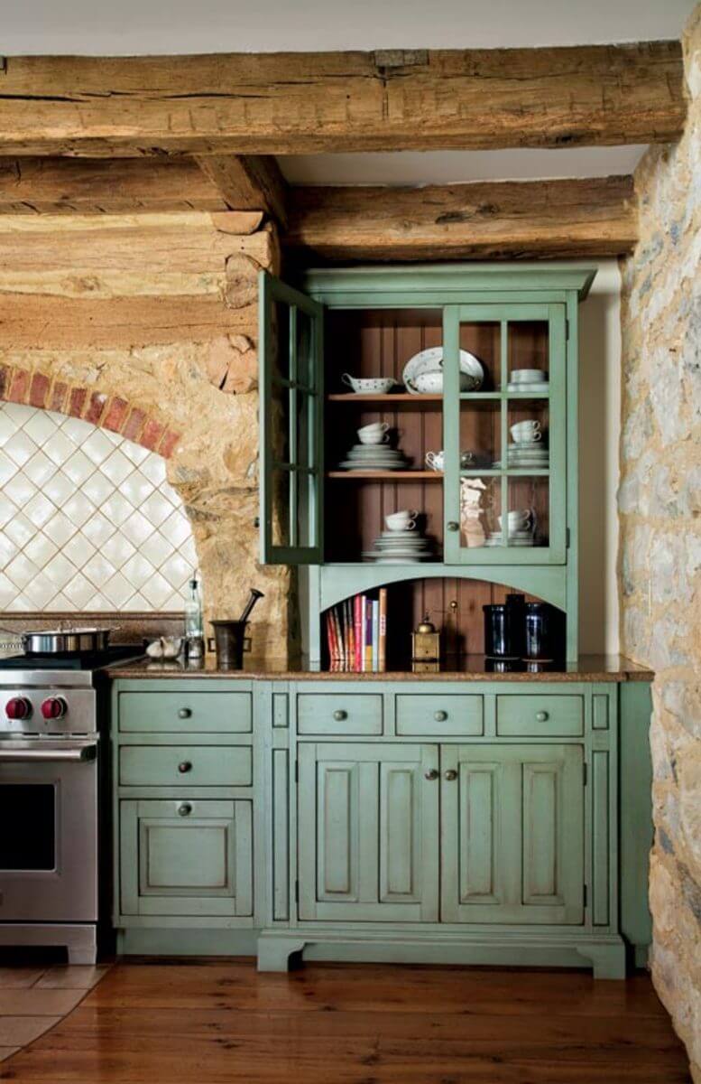 kitchen cabinet ideas rustic photo - 3
