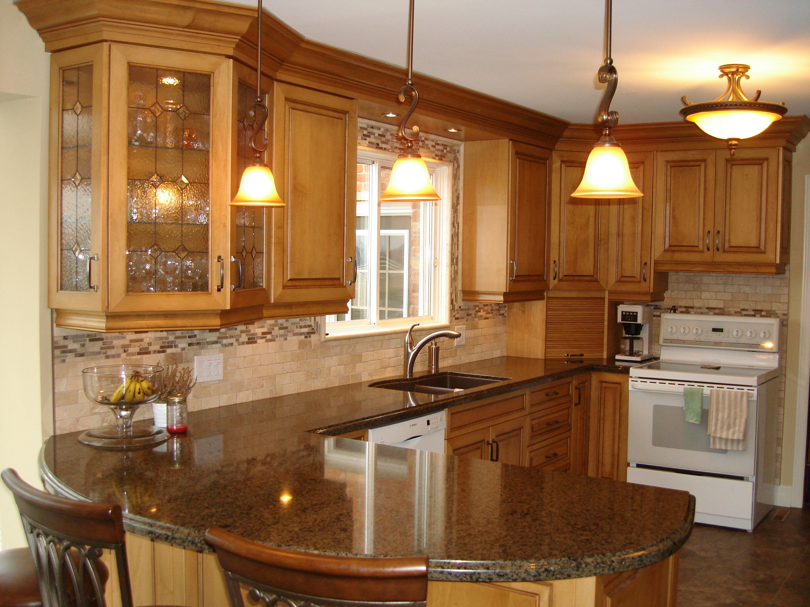 kitchen cabinet peninsula ideas photo - 1