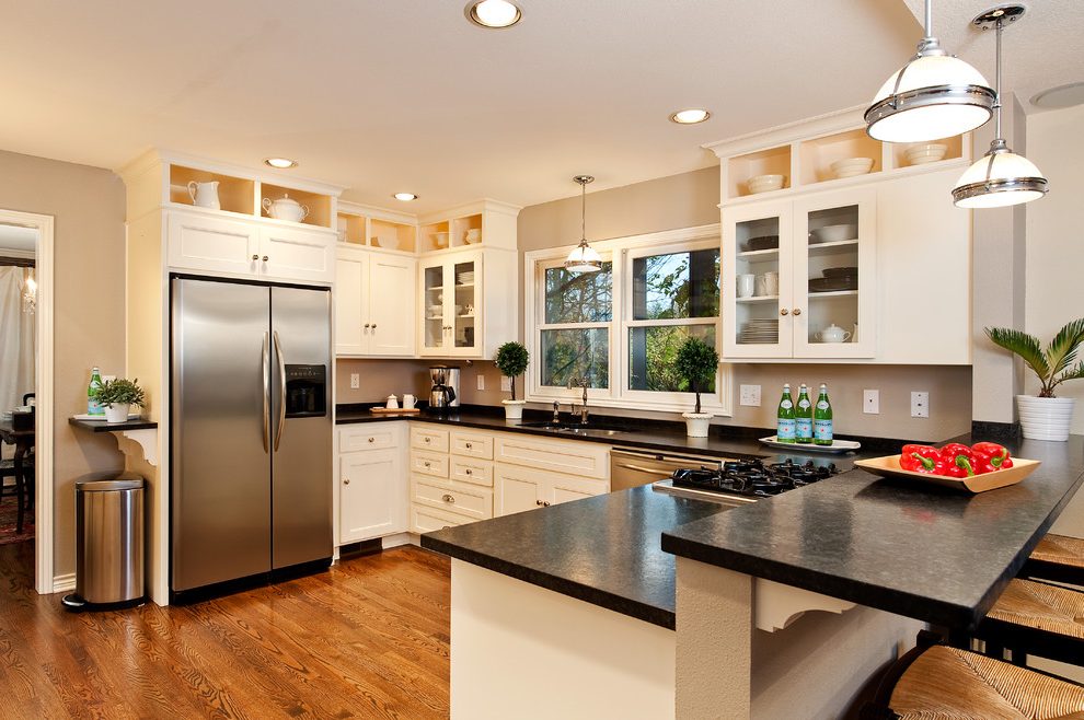 kitchen cabinet peninsula ideas photo - 8