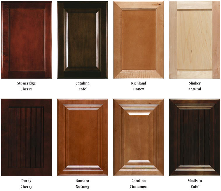 kitchen cabinet stain color samples photo - 3