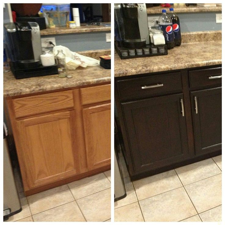 kitchen cabinet stains photo - 7