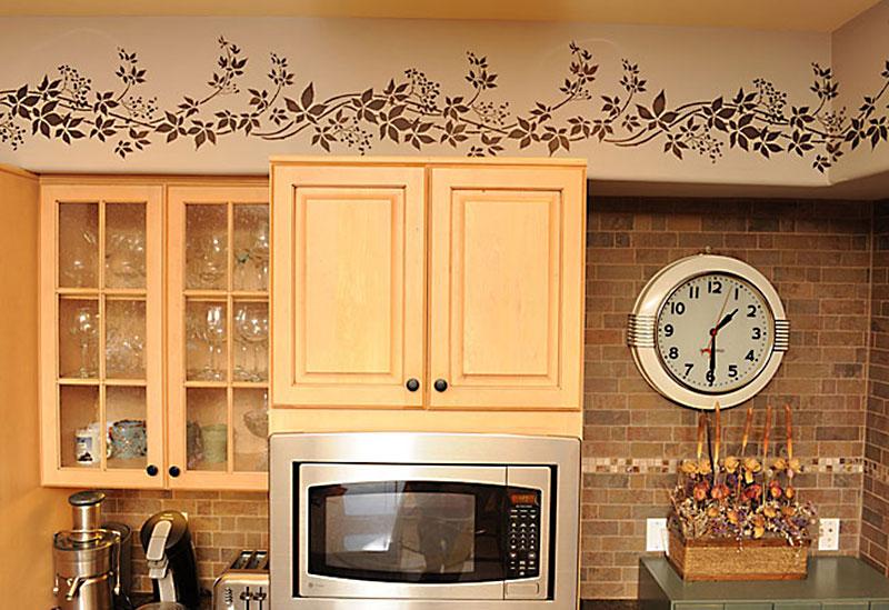 kitchen cabinet stencil ideas photo - 4