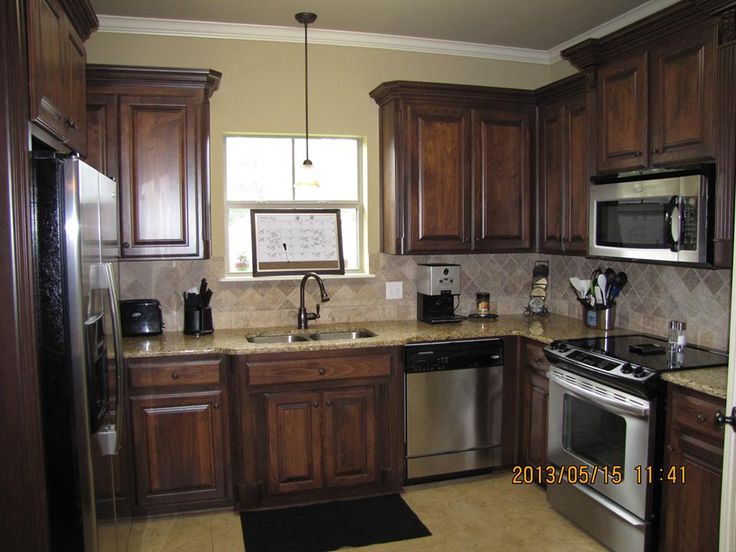 kitchen cabinets stains pictures photo - 5
