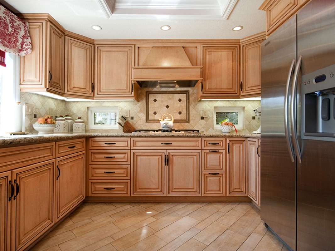kitchen cabinets u shaped kitchen photo - 5
