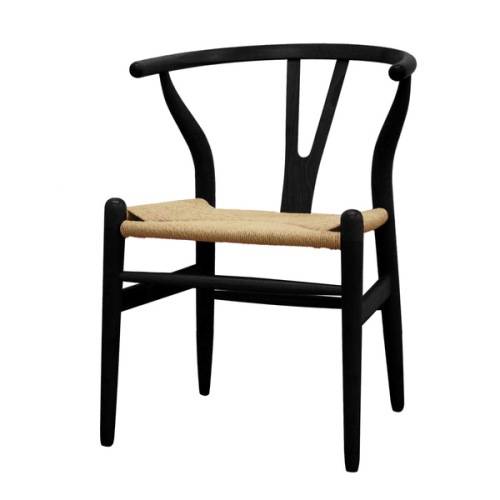kitchen chairs black wood photo - 1
