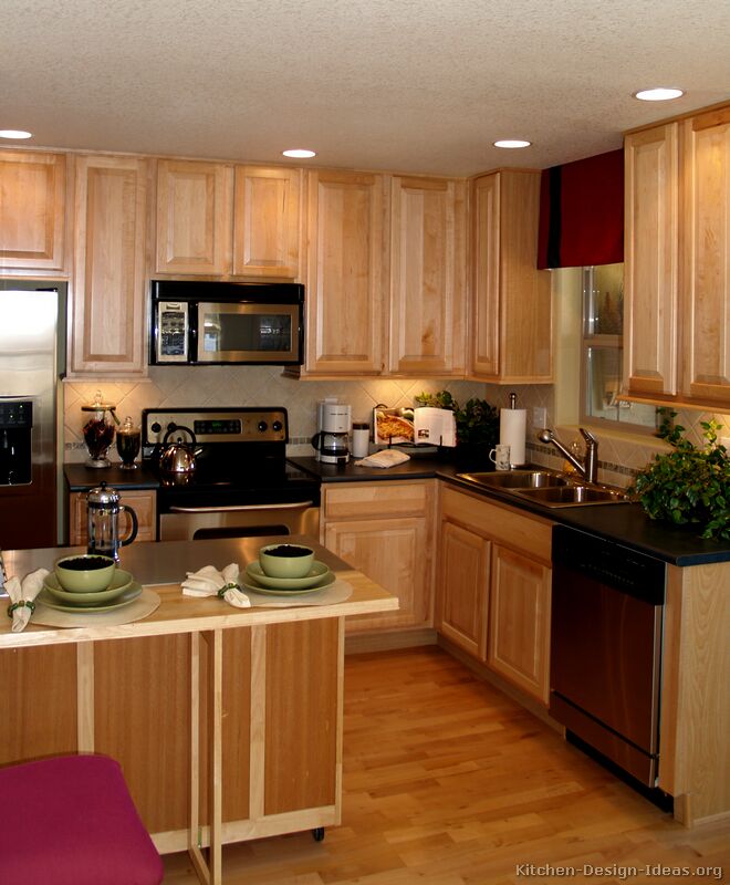 kitchen design ideas light maple cabinets photo - 5