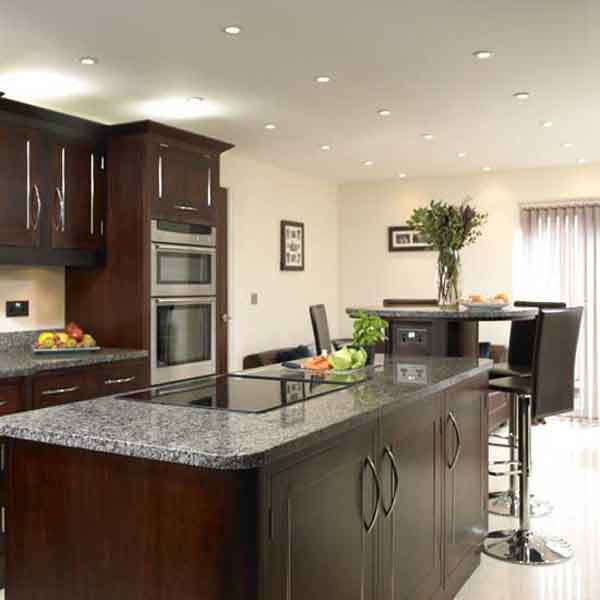 kitchen design ideas with dark cabinets photo - 8