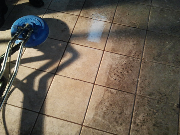 kitchen floor tile and grout cleaner photo - 3