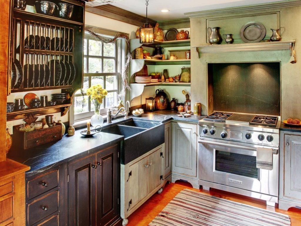 L shaped country kitchen designs | Hawk Haven