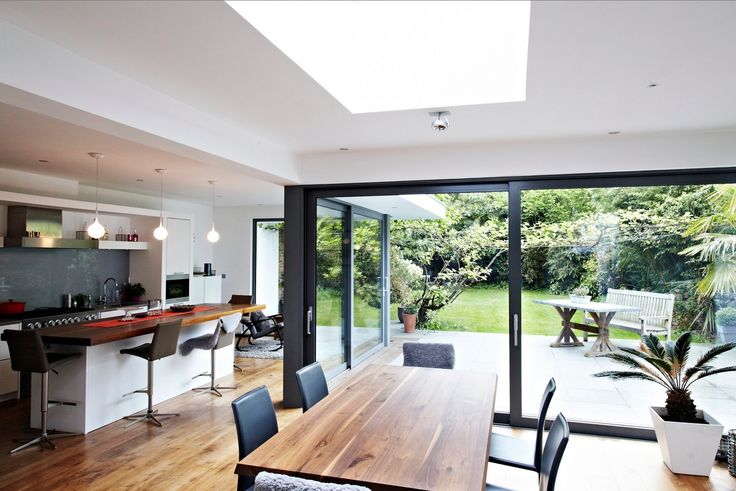l shaped kitchen extensions photo - 7