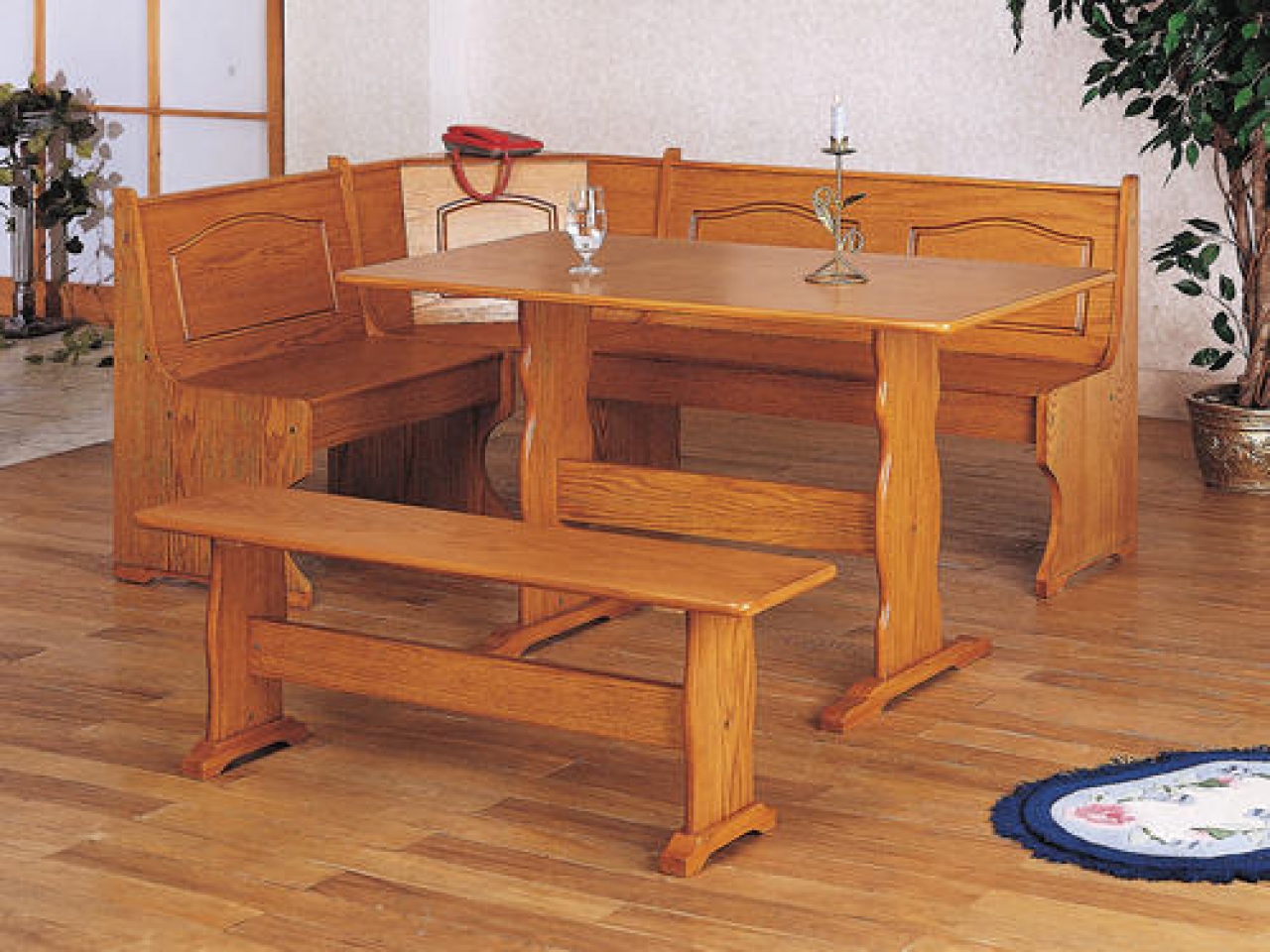 l shaped kitchen table sets photo - 1