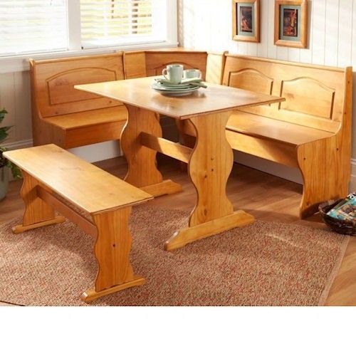 l shaped kitchen table sets photo - 4