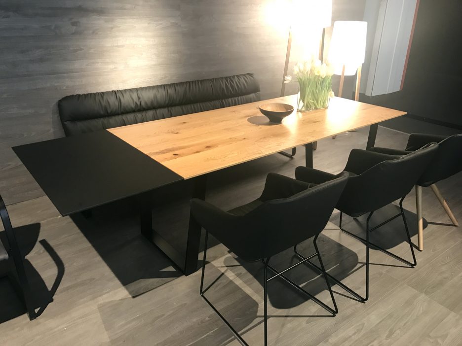 l shaped kitchen table with bench photo - 5