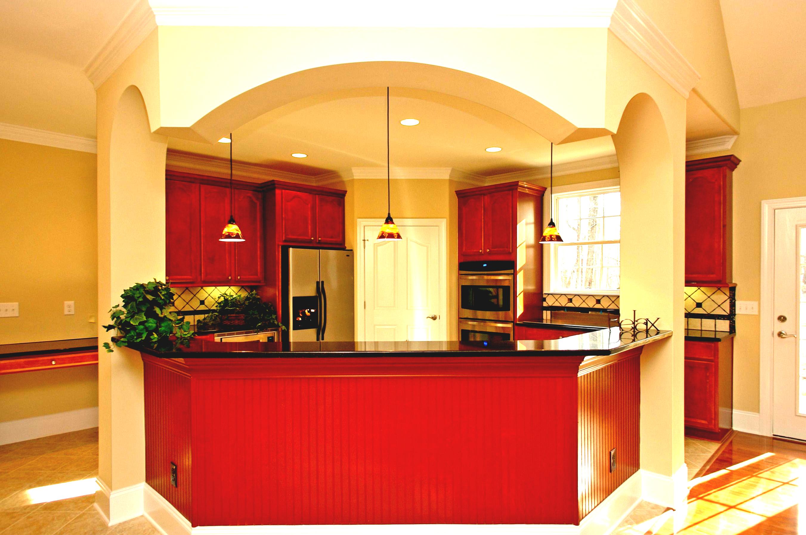 l shaped kitchen with corner pantry photo - 5