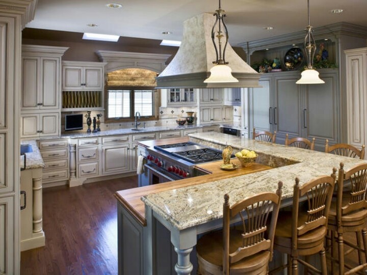 l shaped kitchen with island designs photo - 8