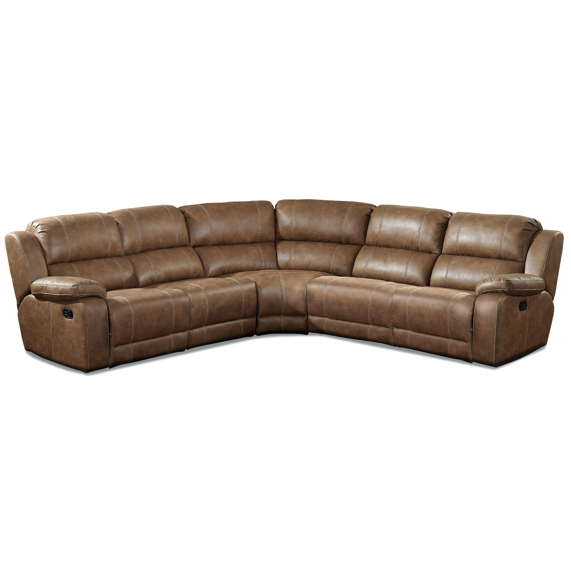 leather sectional sofa chaise recliner photo - 3