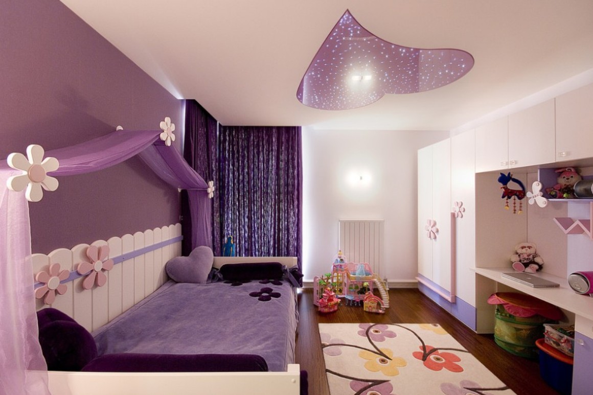 little girl room ideas purple photo - 5