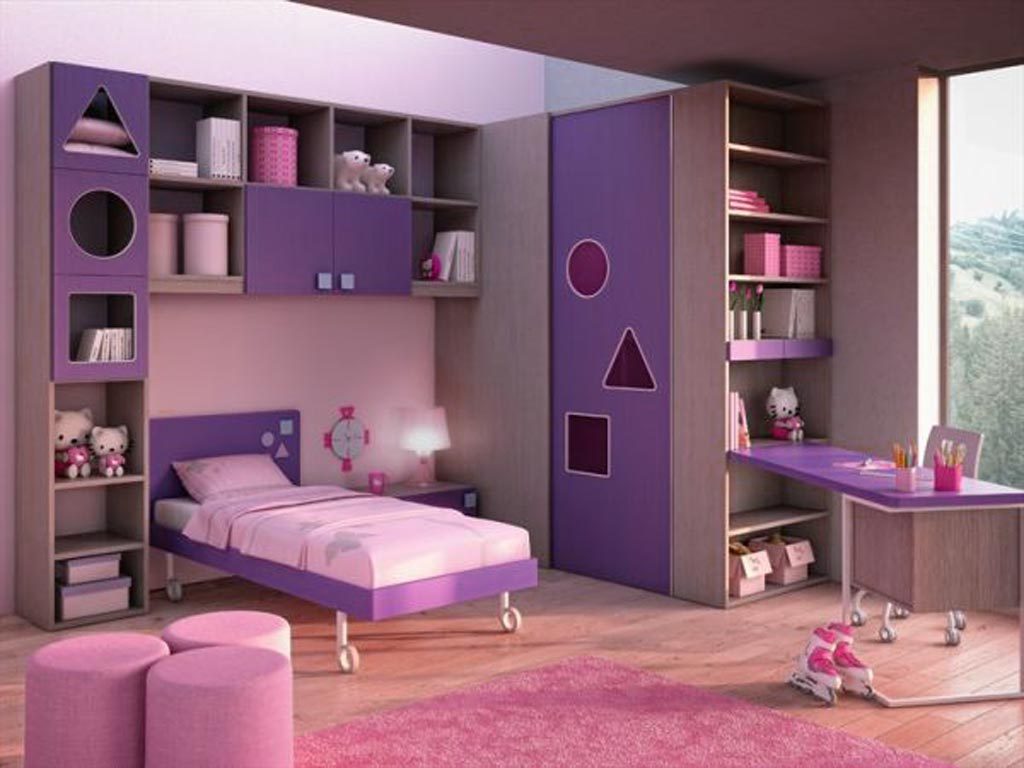 little girl room ideas purple photo - 6