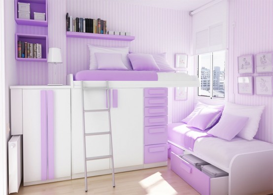 little girl room ideas purple photo - 8