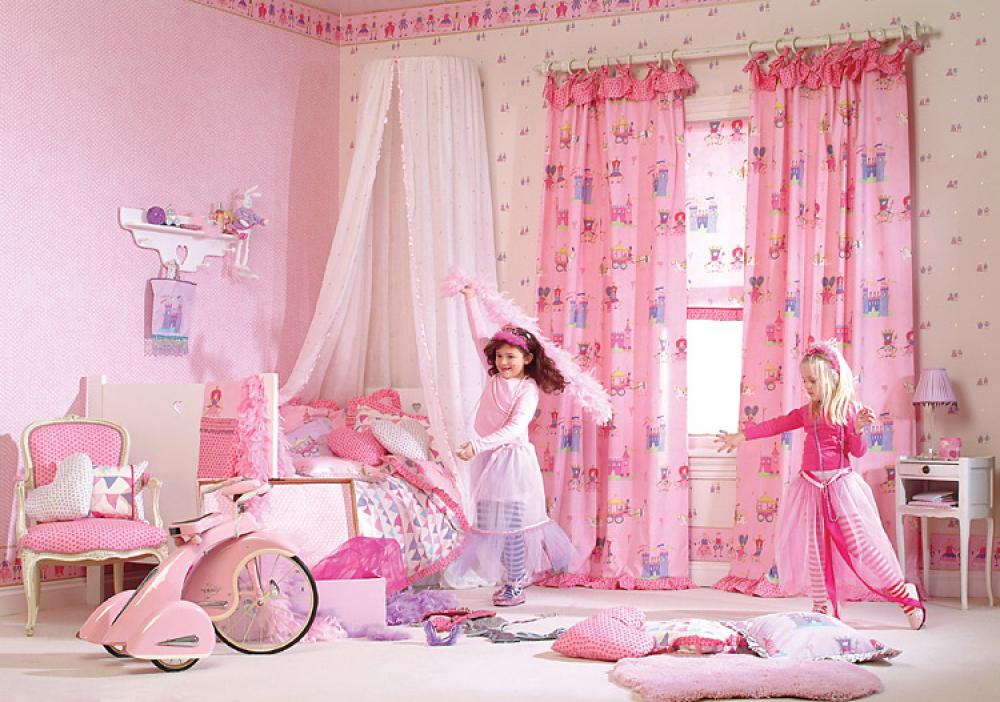little girls room curtain ideas photo - 1