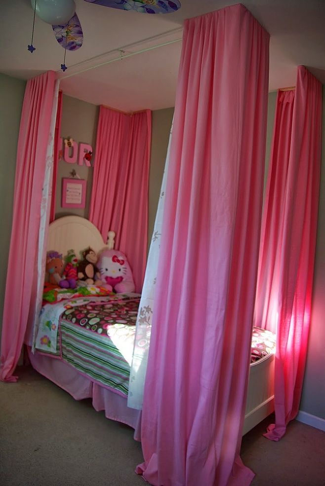 little girls room curtain ideas photo - 6