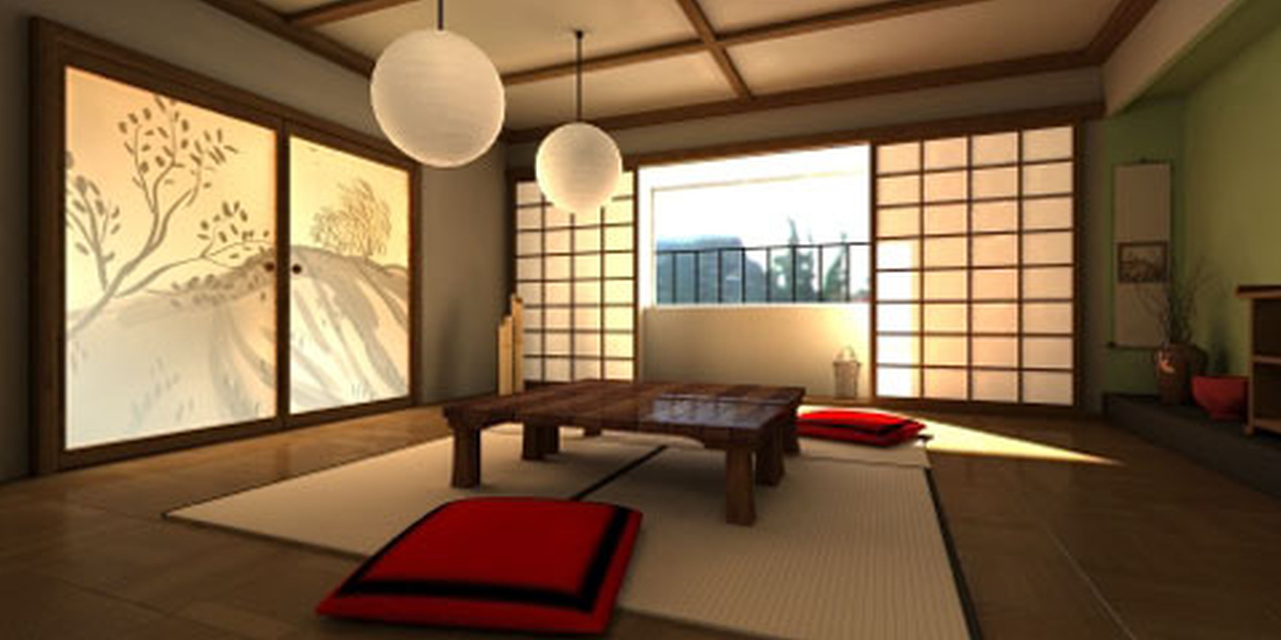 living room design japanese style photo - 10