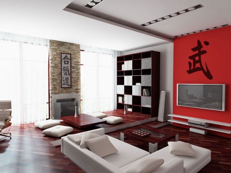 living room design japanese style photo - 2
