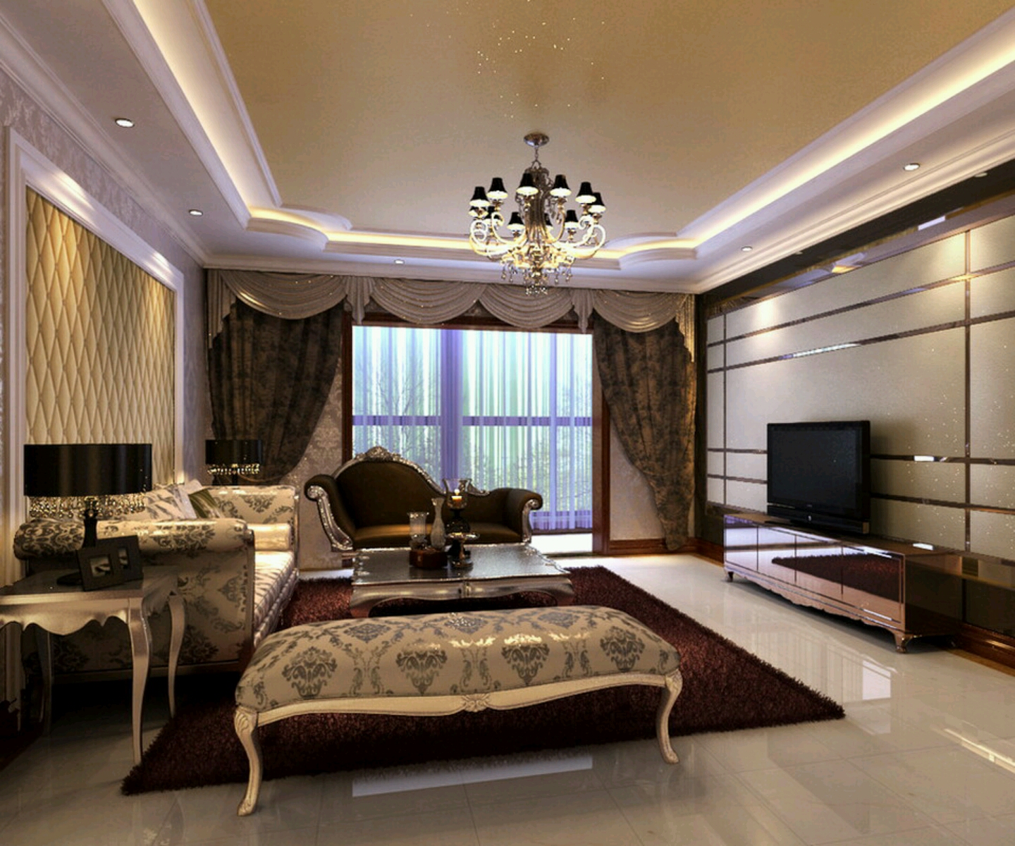 living room design luxury photo - 8
