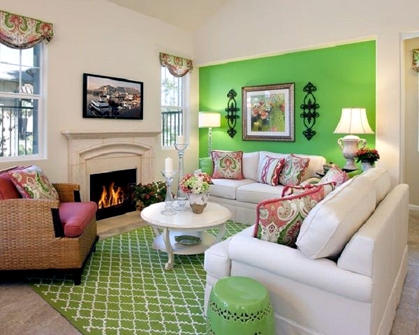 living room designs by color photo - 7