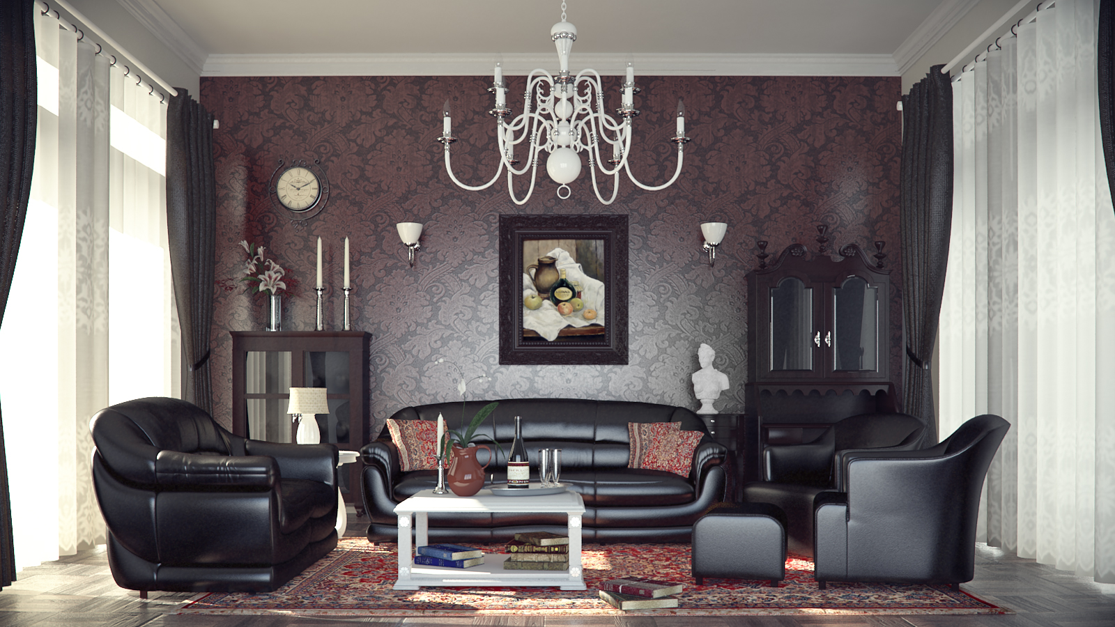 living room designs classic photo - 2