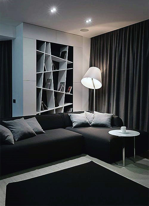 living room designs for men photo - 8