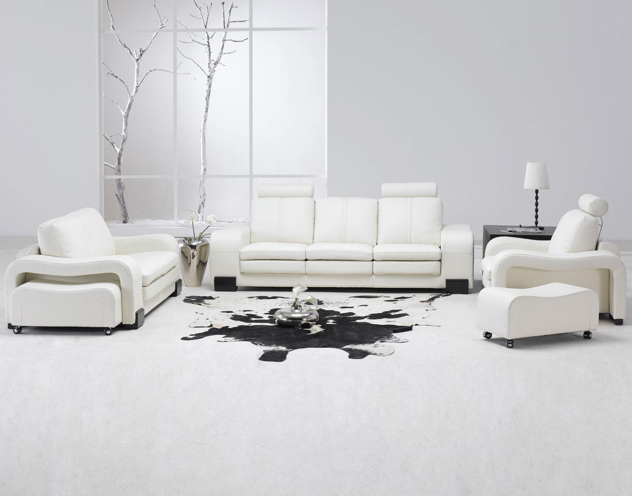 living room designs with white furniture photo - 10
