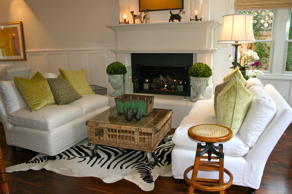 living room designs zebra photo - 7