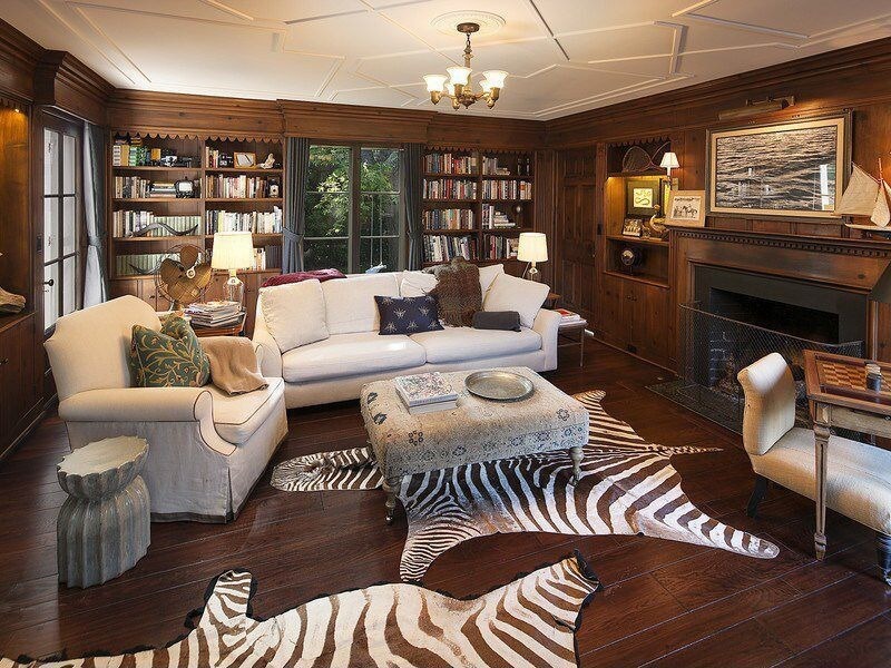 living room designs zebra photo - 8