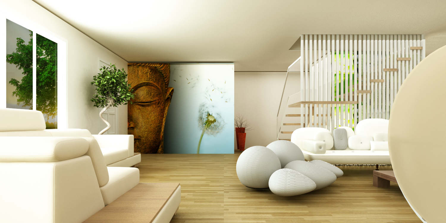 living room designs zen photo - 3