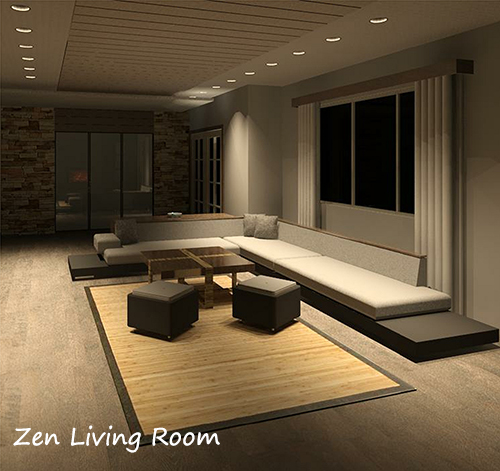 living room designs zen photo - 7