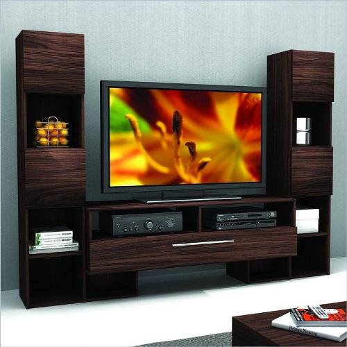 living room lcd tv wall unit design ideas photo - 4