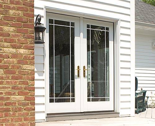 lowes double french doors exterior photo - 1