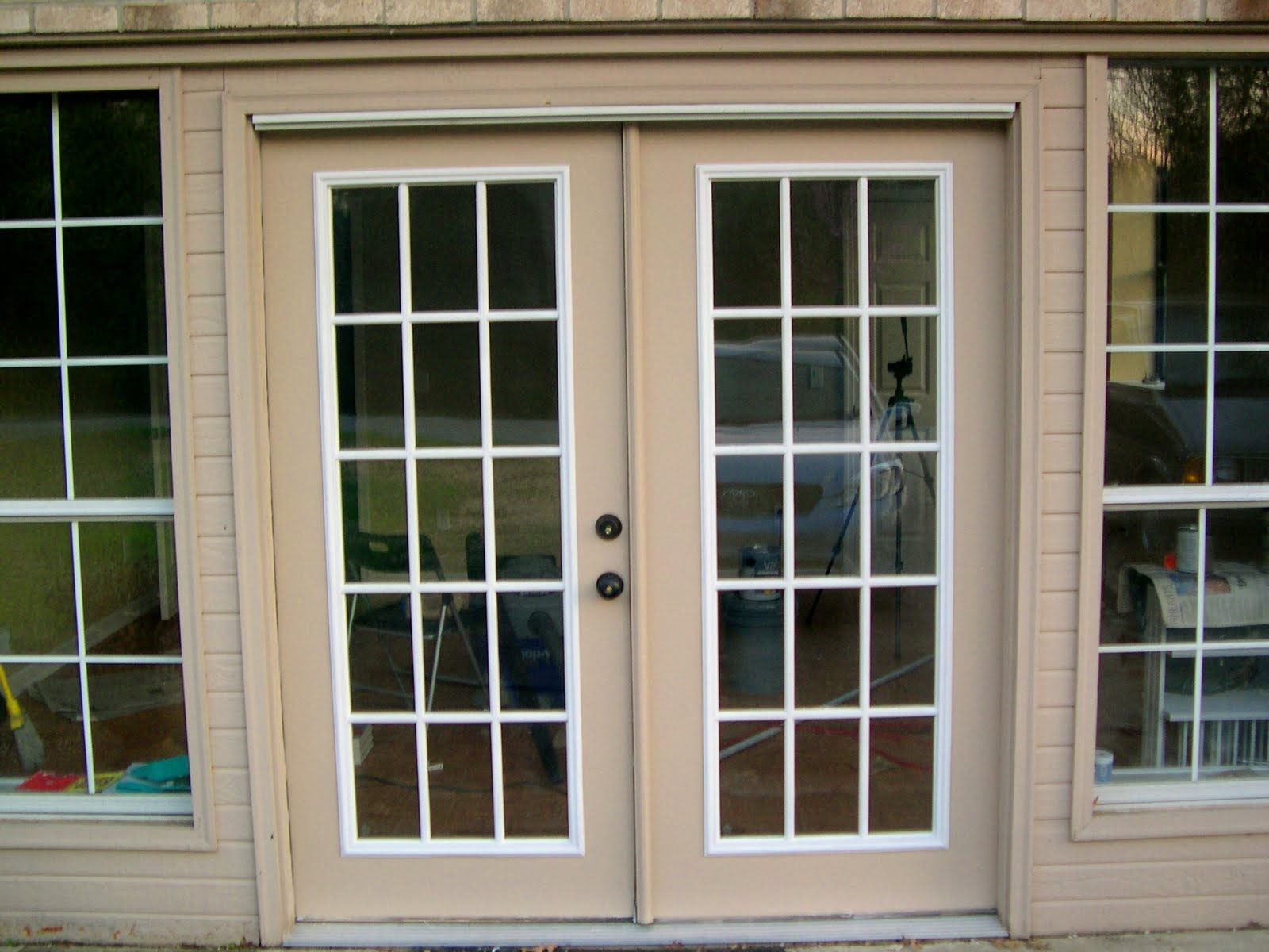 lowes double french doors exterior photo - 4
