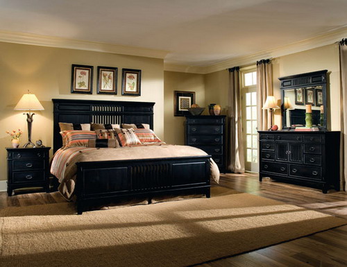 luxury black bedroom furniture photo - 8