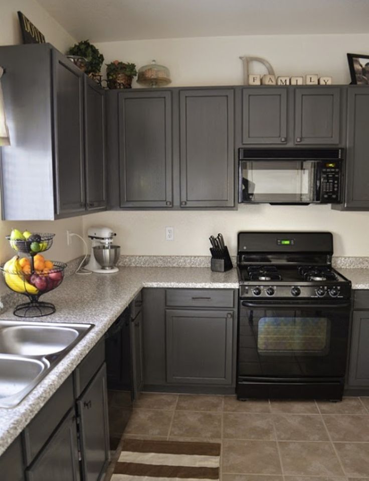 make black kitchen cabinets work photo - 9