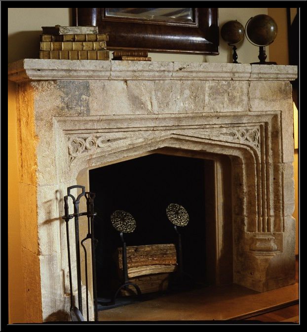 marble fire surrounds antique photo - 7