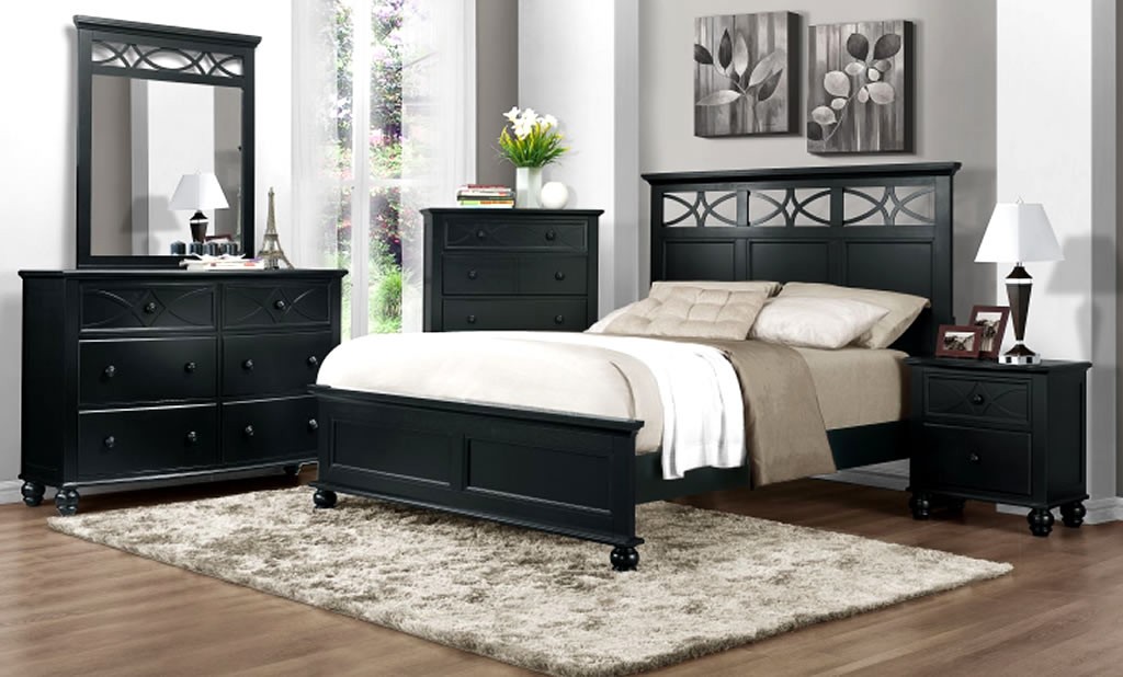 master bedroom black furniture photo - 4