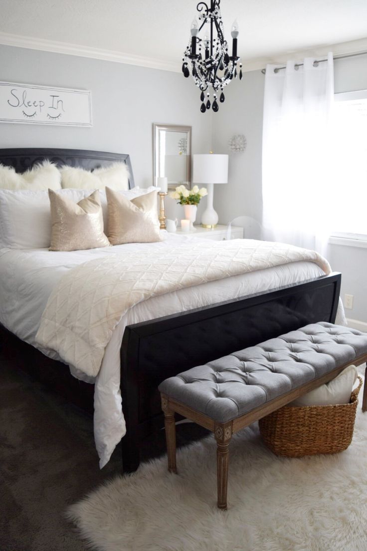 Matte black bedroom furniture | Hawk Haven